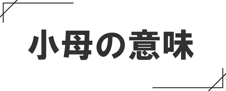小母の意味