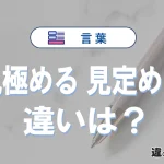 「見極める」と「見定める」の違いや意味・使い方・例文まとめ