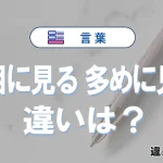 「大目に見る」と「多めに見る」の違いや意味・使い方・例文まとめ
