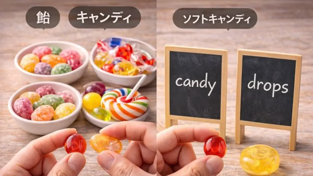 キャンディとドロップに関するよくある質問
