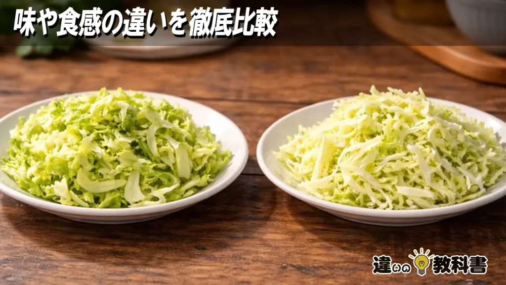 味や食感の違いを徹底比較