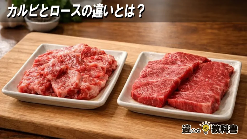 カルビとロースの違いとは？