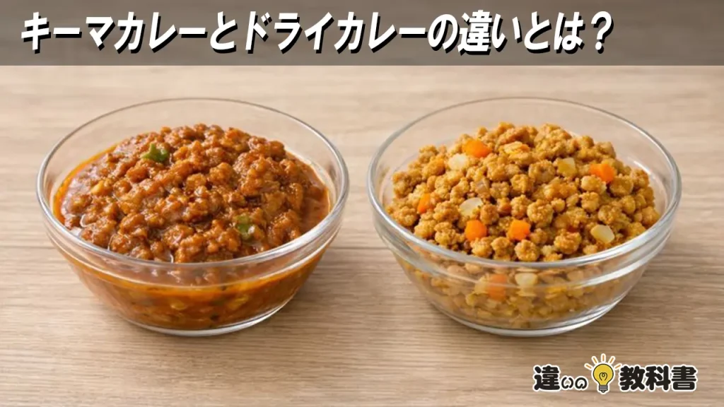 キーマカレーとドライカレーの違いとは?