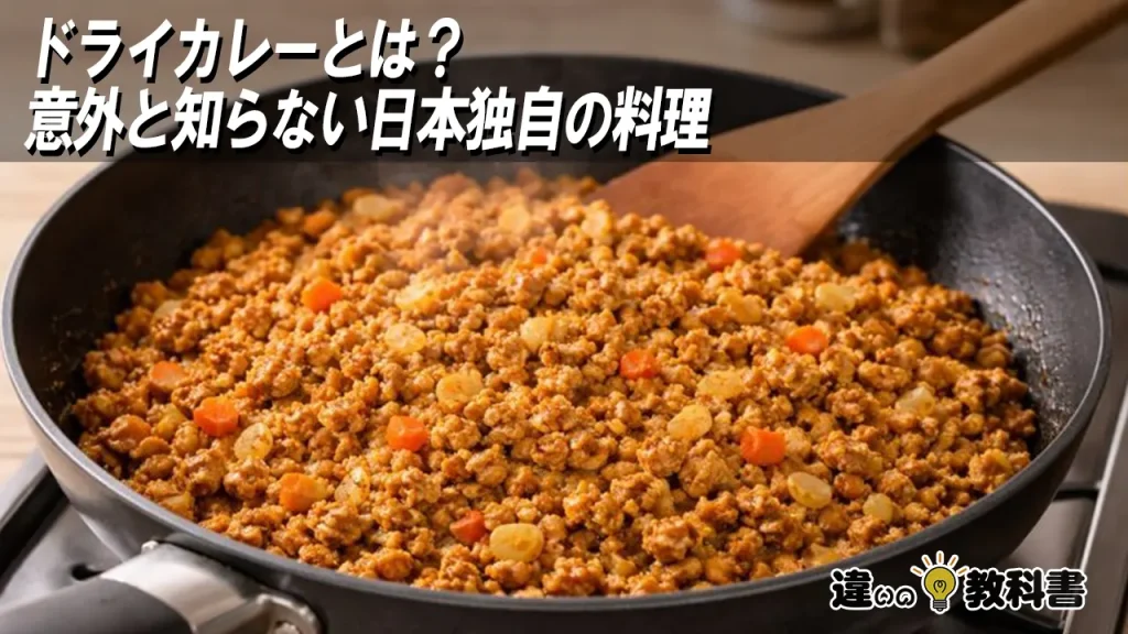 ドライカレーとは?意外と知らない日本独自の料理