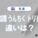 「豆知識」「うんちく」「トリビア」の違いと意味を簡単解説
