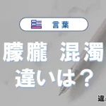 「朦朧」と「混濁」の違いとは？意味・使い方・例文を解説