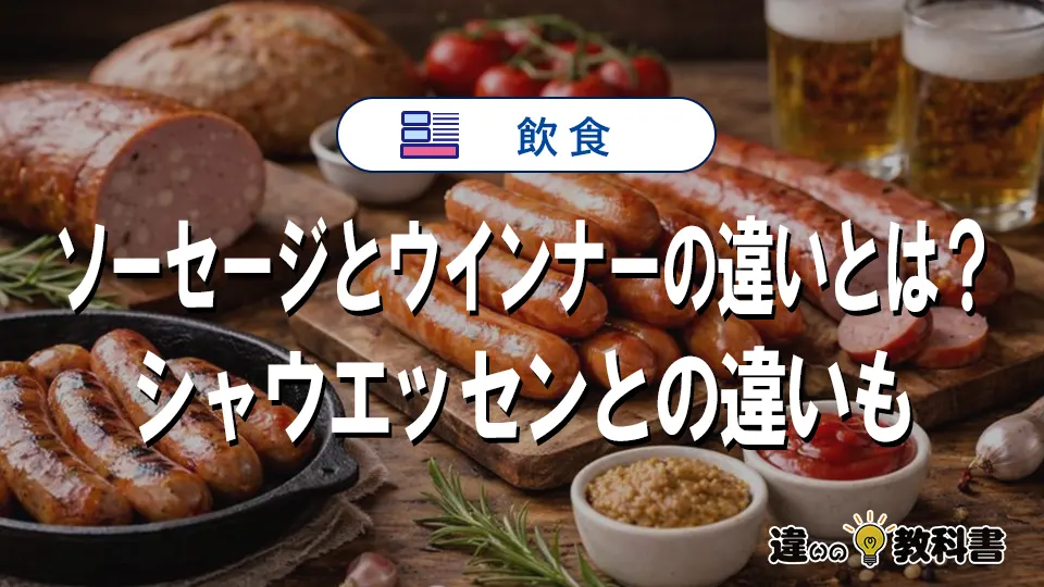 ソーセージとウインナーの違いとは?シャウエッセンとの違いも