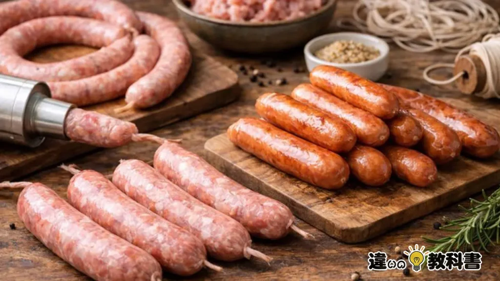 ソーセージの種類と味わいの違いを楽しもう