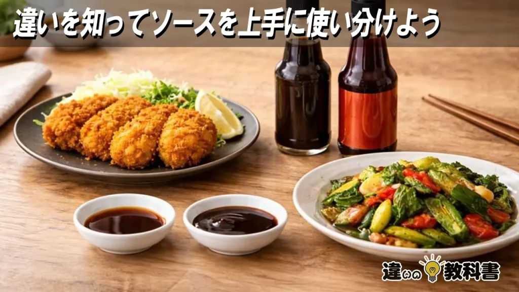 【まとめ】違いを知ってソースを上手に使い分けよう