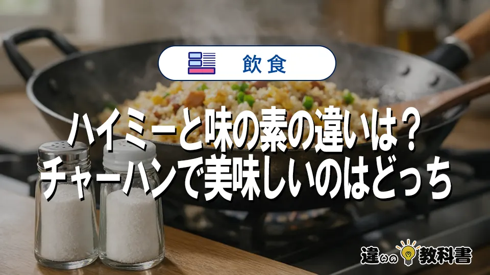 ハイミーと味の素の違いは？チャーハンで美味しいのはどっち