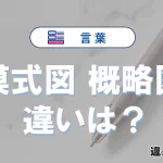【模式図】と【概略図】の違いとは？意味・使い方・例文を徹底解説