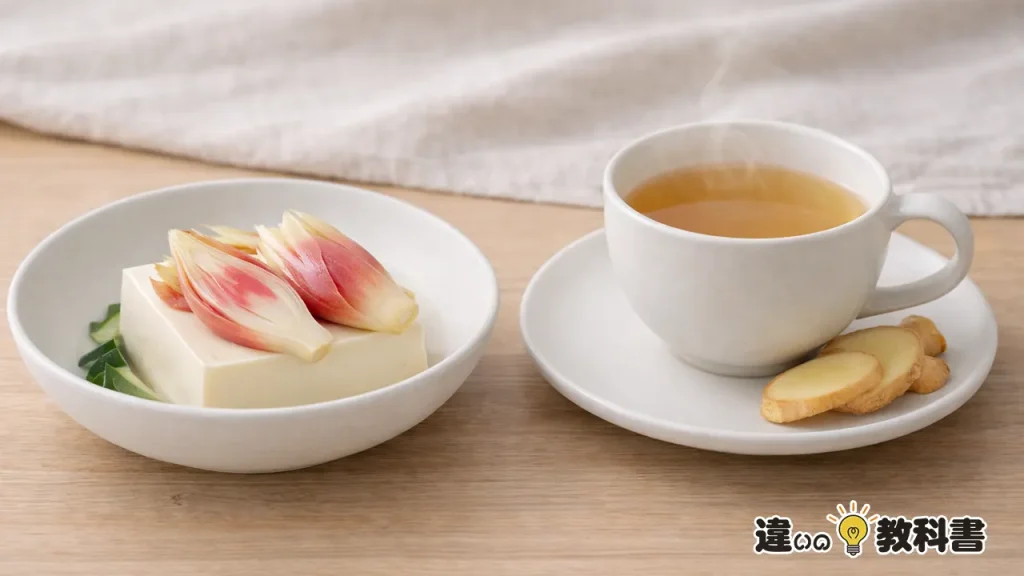 みょうがとしょうがの栄養・効能の違い