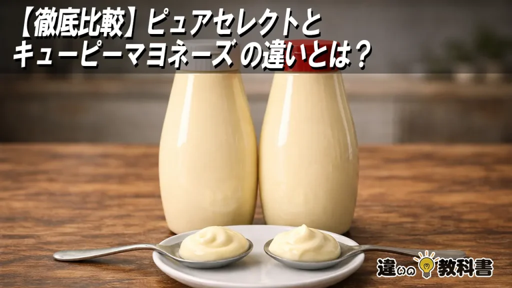 【徹底比較】ピュアセレクト キューピーマヨネーズ 違いとは？