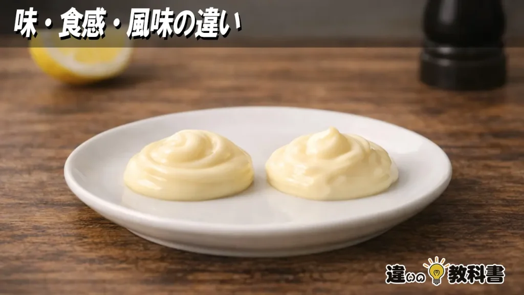 味・食感・風味の違い