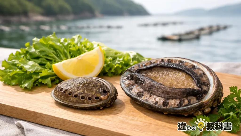 とこぶしとあわびの栄養価・養殖と天然の違い