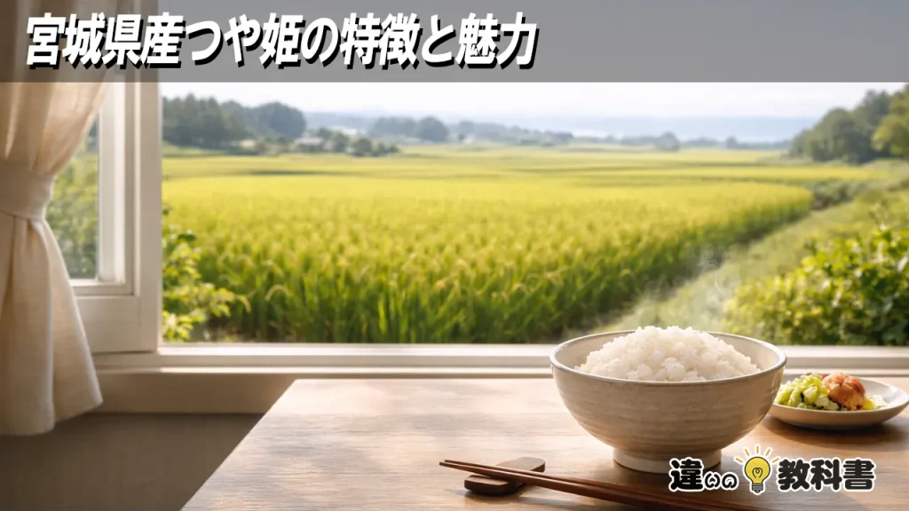 宮城県産つや姫の特徴と魅力
