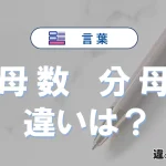 【母数】と【分母】の違いを完全解説｜意味と使い方