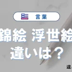 【錦絵】と【浮世絵】は何が違う？意味・例文つきで解説