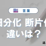 【細分化】と【断片化】の違いとは？意味・使い分けを3分解説
