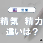 【精気】と【精力】の違いとは？意味・使い分けをわかりやすく解説