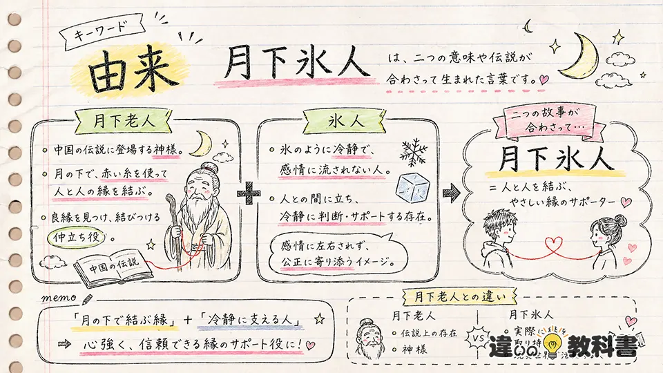 月下氷人の意味を由来から深く理解する