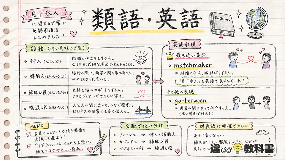 月下氷人の意味を類語・英語表現で広げる
