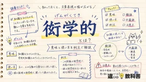 衒学的(げんがくてき)の意味や使い方【図解Note】
