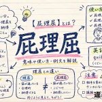 屁理屈(へりくつ)の意味｜使い方・例文【図解Note】