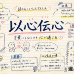 以心伝心(いしんでんしん)の意味や使い方【図解Note】