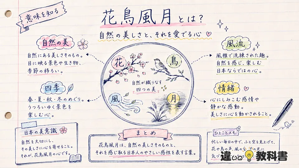 花鳥風月の意味をまず整理
