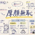 厚顔無恥(こうがんむち)の意味や使い方【図解Note】