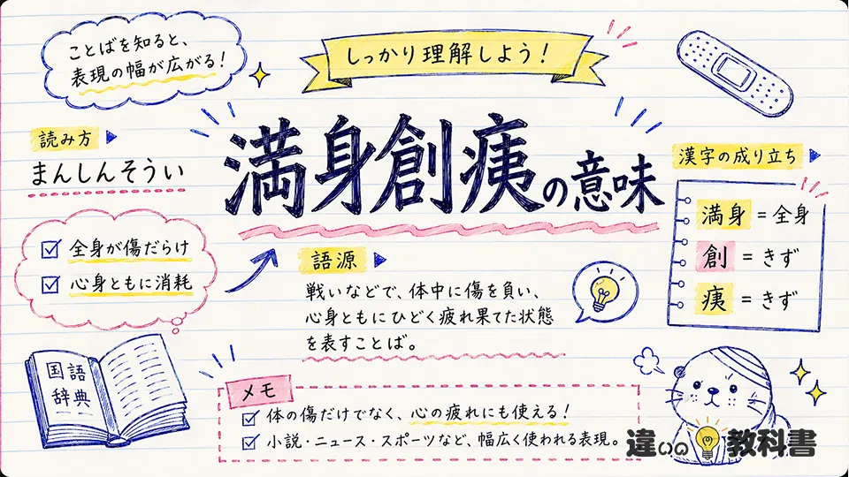 満身創痍の意味を正しく理解する