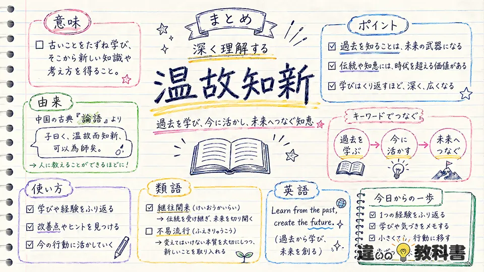 温故知新の意味を深く理解するまとめ