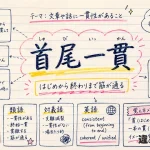 首尾一貫(しゅびいっかん)の意味や使い方【図解Note】