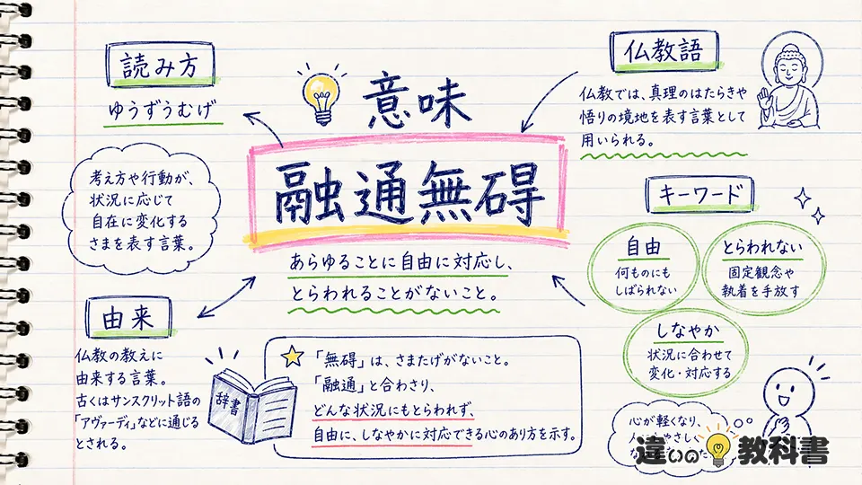 融通無碍の意味をまずわかりやすく整理