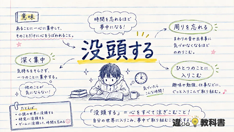 没頭するの意味をわかりやすく解説