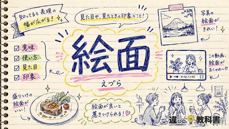 絵面（えづら）の意味や使い方【図解Note】