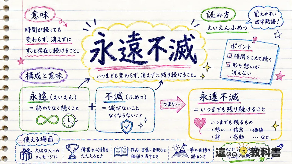 永遠不滅の意味をわかりやすく解説