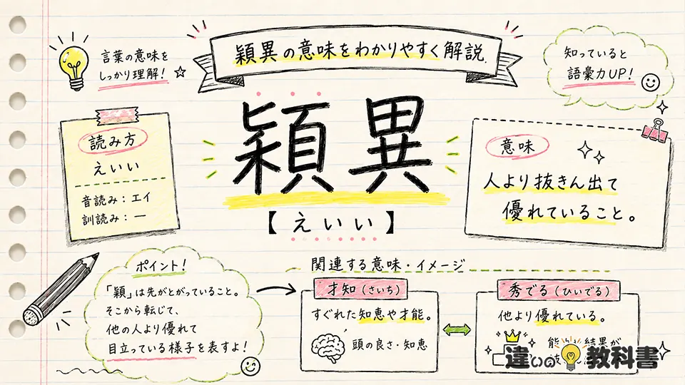 穎異の意味をわかりやすく解説