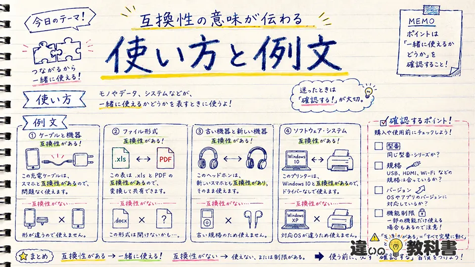 互換性の意味を深める関連語