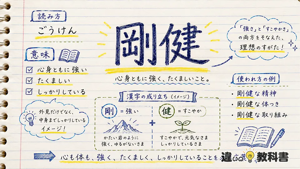剛健の意味をわかりやすく整理