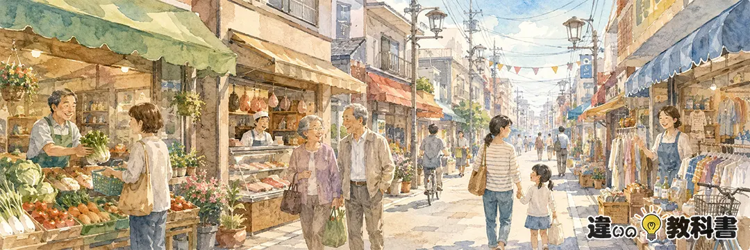 商店街とは？意味・役割・使う場面をわかりやすく整理