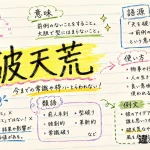 破天荒（はてんこう）の意味や使い方【図解Note】