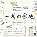 一考の余地（いっこうのよち）の意味や使い方【図解Note】