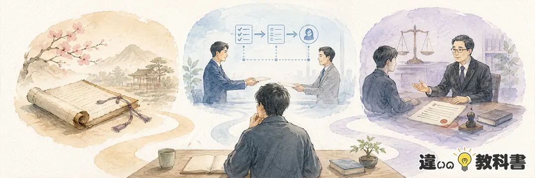 依託・委託・委任の違いを最初に整理