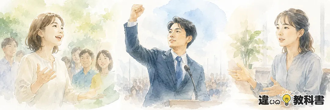 公言・宣言・言明の違い