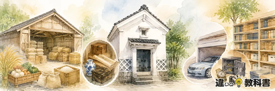 まとめ：倉・蔵・庫の違いと意味・使い方・例文
