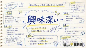 興味深い（きょうみぶかい）の意味や使い方【図解Note】