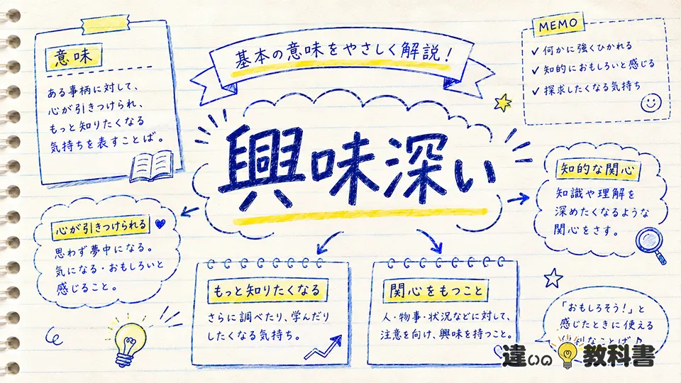 興味深いの意味をわかりやすく解説