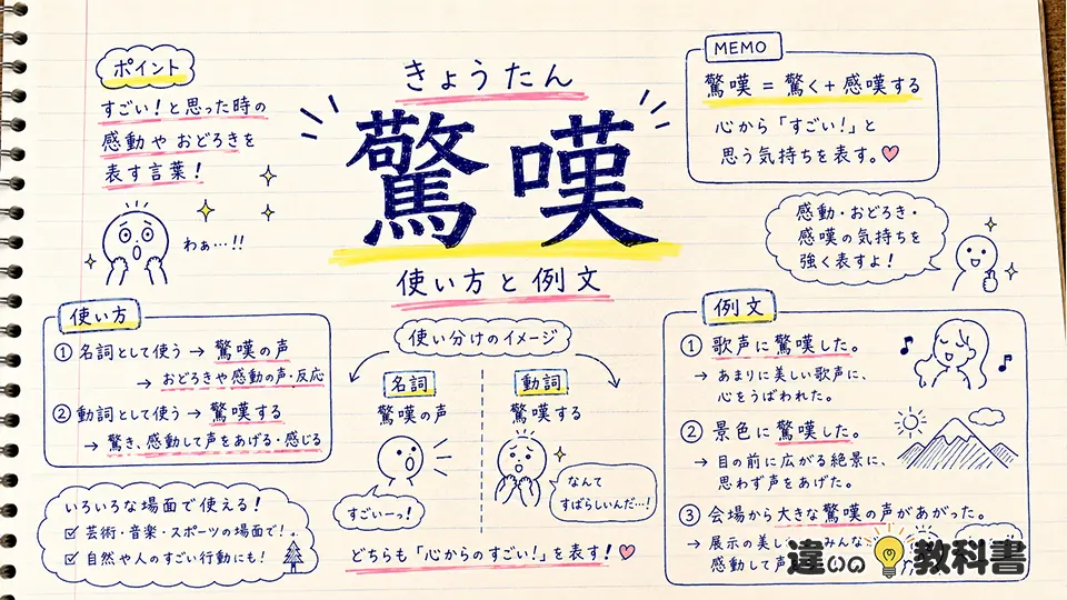 驚嘆の意味から見る使い方と例文